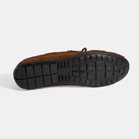 Calandra Taba Erkek Bağcık Detaylı Slip-On Süet Loafer