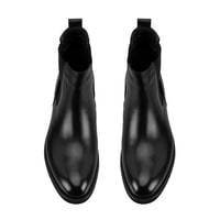 Calistane Siyah Erkek Deri Bot