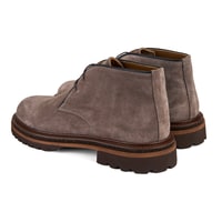 Callien Gri Erkek Bağcıklı Deri Bot