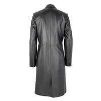 Canika Siyah Kadın Deri Blazer Trençkot