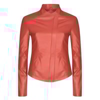 Carel Kırmızı Kadın Deri Ceket