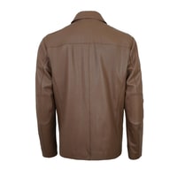 Carlino Kahve Erkek Deri Mont