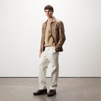 Carlino Kahve Erkek Deri Mont