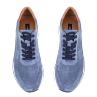 Carrol Lacivert Erkek Deri Spor Ayakkabı