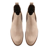 Coleta Vizon Erkek Yandan Lastikli Süet Deri Chelsea Bot