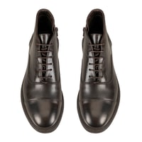 Corey Kahve Erkek Fermuarlı Deri Bot