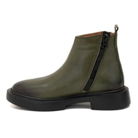 Dalila Yeşil Erkek Deri Bot