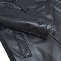 Damian Siyah Erkek Deri Kaban