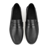 Daniel Siyah Erkek Deri Loafer