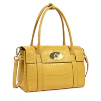 Demelza Kadın Kroko Baskılı Deri Omuz Askılı Çanta