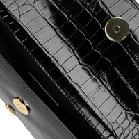 Denisse Siyah Zincir Saplı Kadın Omuz Çantası