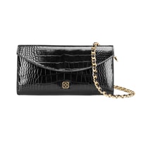 Denisse Siyah Zincir Saplı Kadın Omuz Çantası
