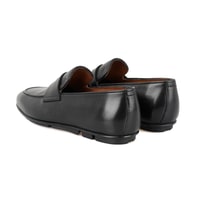 Derek Siyah Erkek Deri Günlük Ayakkabı