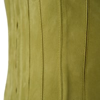 Deundria Yeşil Kadın Panelli Fit Süet Ceket