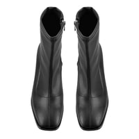 Dikra Siyah Kadın Topuklu Bot