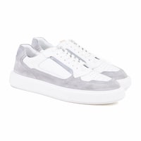 Dillon Gri Erkek Deri Spor Ayakkabı