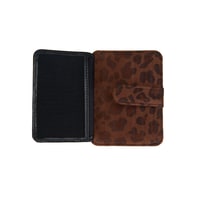 Diona Siyah/ Leopar Baskılı Kadın Cüzdan