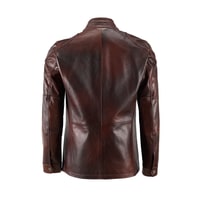 Dione Kahve Erkek Deri Mont