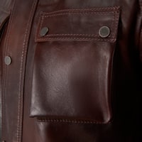 Dione Kahve Erkek Deri Mont