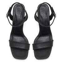 Dolla Siyah Kadın Platformlu Sandalet