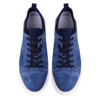 Donna Lacivert Erkek Spor Süet Deri Ayakkabı