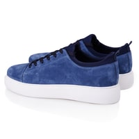 Donna Lacivert Erkek Spor Süet Deri Ayakkabı