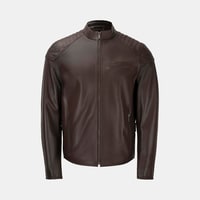 Dugan Kahve Erkek Deri Mont