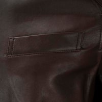 Dugan Kahve Erkek Deri Mont