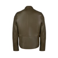 Dugan Yeşil Erkek Deri Mont