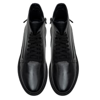 Duren Siyah Erkek Deri Bot