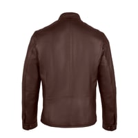 Dyami Kahve Erkek Deri Mont