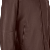 Dyami Kahve Erkek Deri Mont