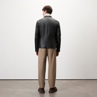 Dyami Siyah Erkek Deri Mont