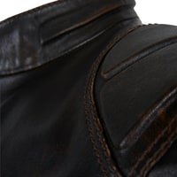 Edessa Gri Erkek Deri Mont