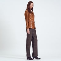 Elenore Kadın Deri Blazer Spor Ceket