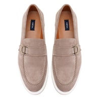 Elisa Kahve Erkek Süet Deri Loafer