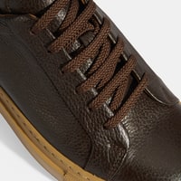 Eliseo Kahve Erkek Deri Bağcıklı Günlük Ayakkabı