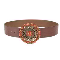 Ember Kahve Kadın Deri Kemer