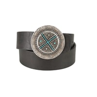 Ember Siyah Kadın Deri Kemer