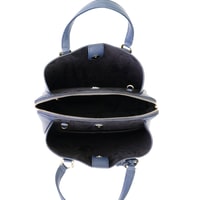 Emil Lacivert Kadın Deri El Çantası