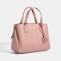 Emil Pembe Kadın Deri El Çantası