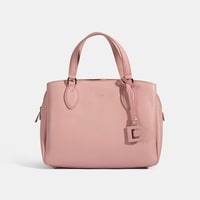 Emil Pembe Kadın Deri El Çantası