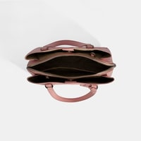 Emil Pembe Kadın Deri El Çantası