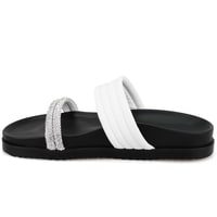 Emilo Beyaz Kadın DesaComfort Tabanlı Terlik