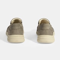 Erkek Bej Slip-On Nubuk Deri DesaComfort Günlük Ayakkabı