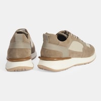 Erkek Gri Bağcıklı Deri Günlük Ayakkabı