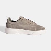 Erkek Gri Bağcıklı Deri Günlük Ayakkabı