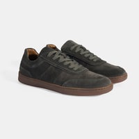 Erkek Gri Bağcıklı Süet Günlük Ayakkabı