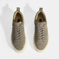 Erkek Gri Bağcıklı Süet Günlük Ayakkabı