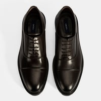 Erkek Kahve Bağcıklı Deri Klasik Ayakkabı